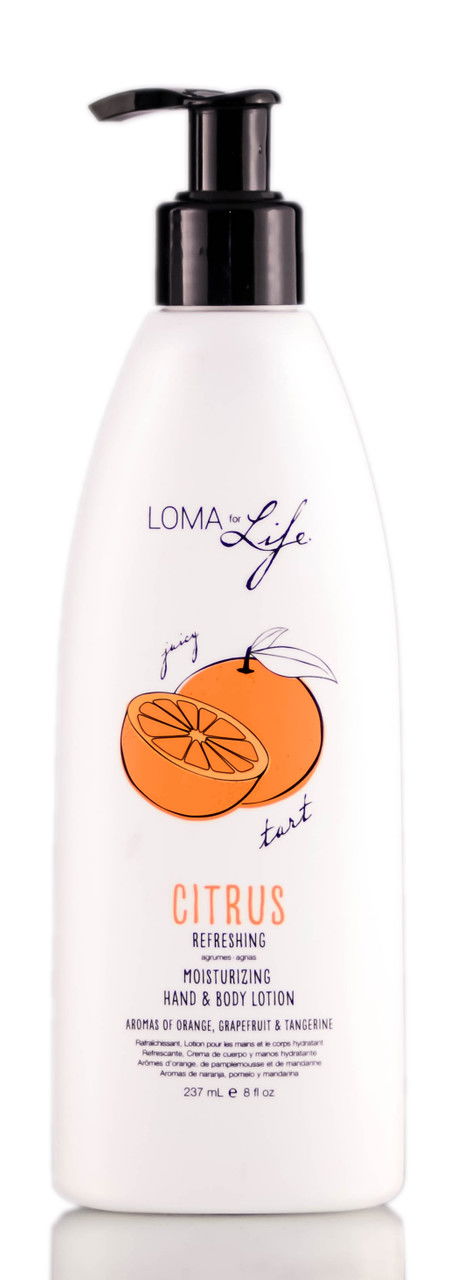 Loma For Life Citrus Refreshing Moisturizing Hand & Body Lotion