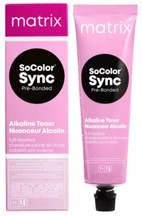 10P - Extra Light Blonde Pearl, Matrix SoColor Color Sync Pre-Bonded Demi-Permanent Haircolor (3 oz) - Alkaline Toner Full-Bodied