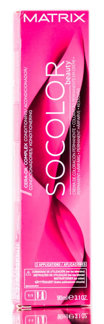 Matrix SoColor Beauty Permanent Cream Hair Color Dye, LARGE 3.1 ounce tube