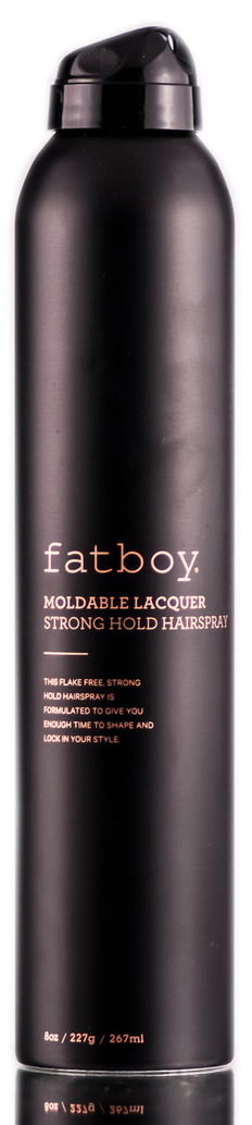 Fatboy Hair Moldable Lacquer Strong Hold Hairspray