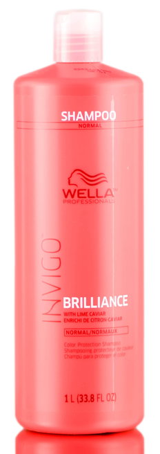 Wella Invigo Brilliance Color Protection Shampoo - NORMAL/FINE-image1