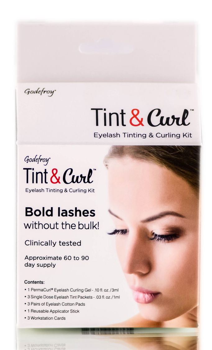 Godefroy Tint & Curl Eyelash Tinting & Curling Kit