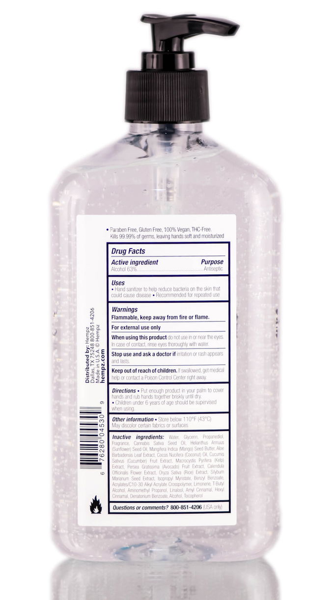 Hempz Triple Moisture Moisturizing Herbal Hand Sanitizer