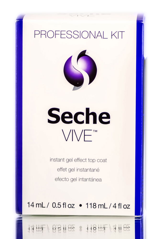 Seche Vive Professional Kit Instant Gel Effect Top Coat