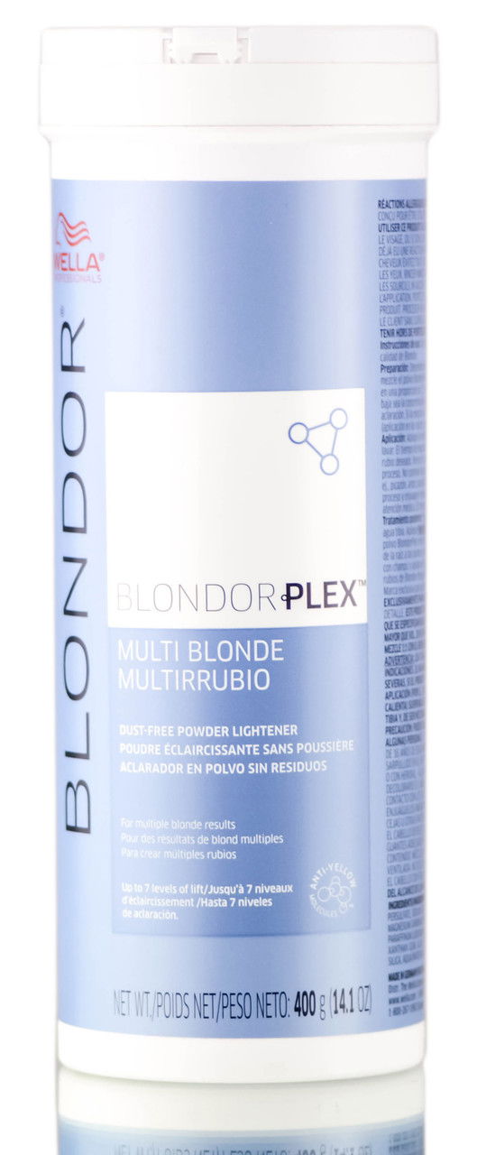 Wella Blondor Plex Multi-Blonde Dust-Free Powder Lightener 7 levels lift