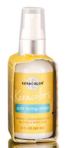 Keracolor Gold Toning Drops for Warm Blonde Tones