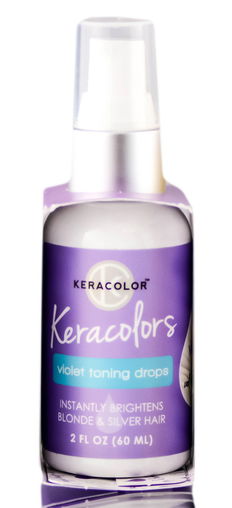 Keracolor Violet Toning Drops for Cool Blonde Tones Keracolor Violet Toning Drops for Cool Blonde Tones