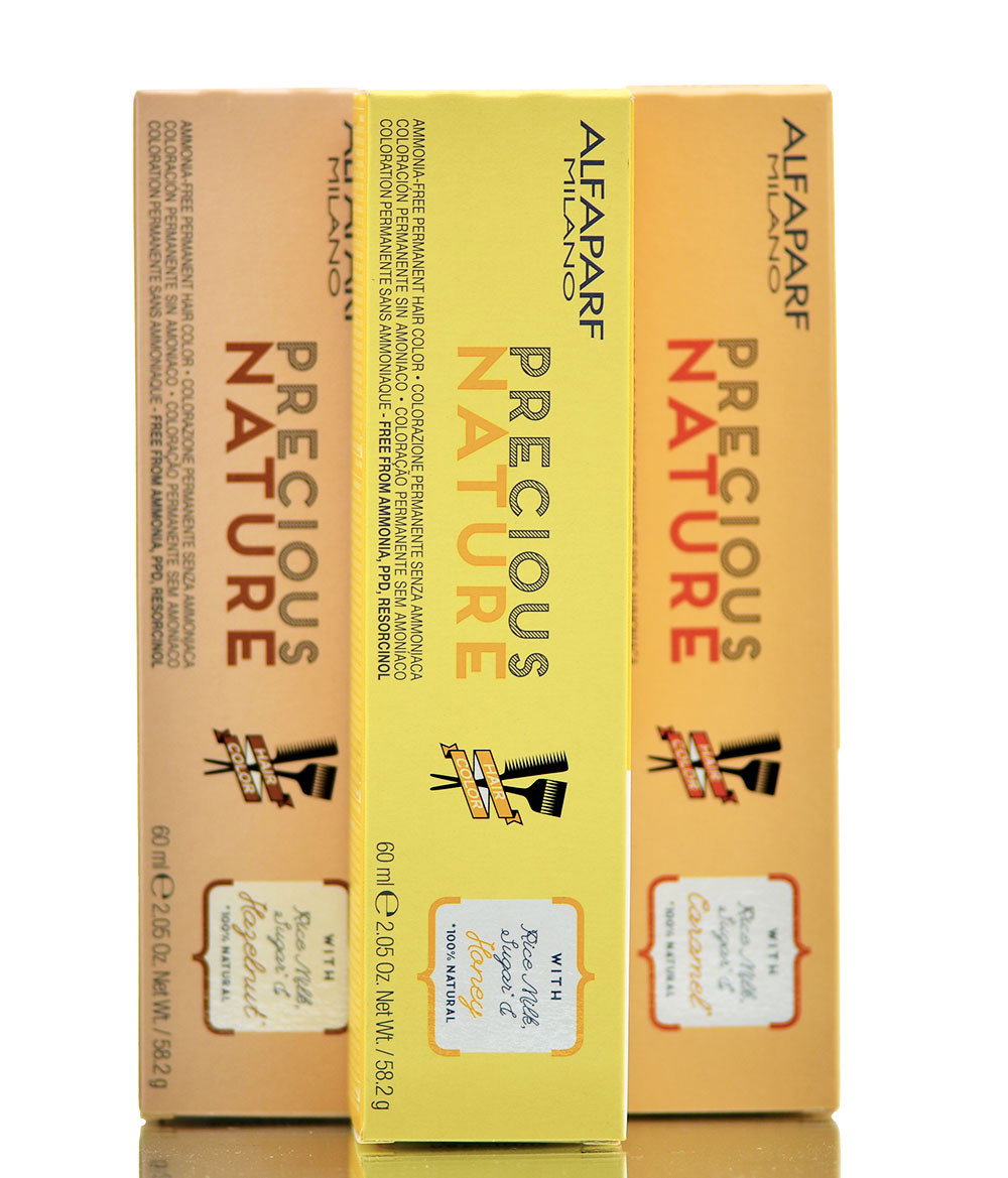 Alfaparf Precious Nature, Ammonia-Free Permanent Cream Hair Color in 2.05 oz. Alfaparf Precious Nature, Ammonia-Free Permanent Cream Hair Color in 2.05 oz.