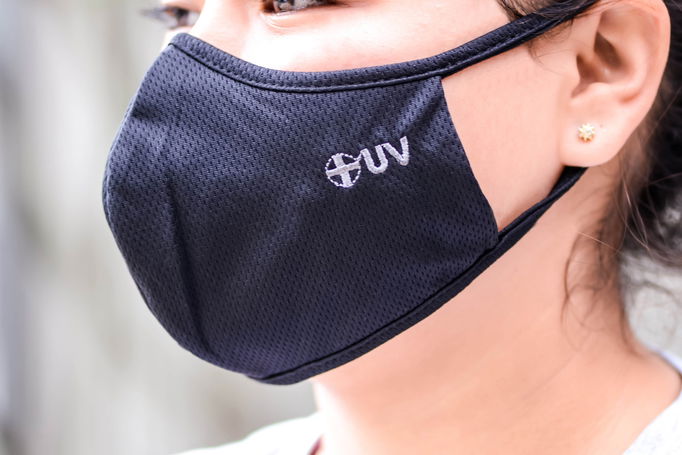 Sleekshop UV Protection Antibacterial Cloth Face Mask (Pack of 2)