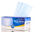 Health Care Products ULTRA HEALTH Disposable 3-Layer Face Masks, Fluid Resistant-image1