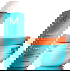 MoroccanOil Clarifying Shampoo & Restorative Hair Mask