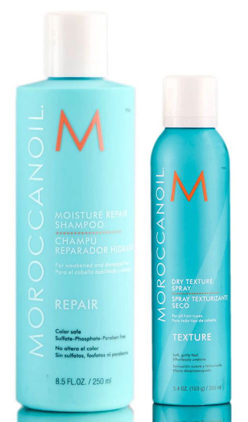 MoroccanOil Moisture Repair Shampoo & Texture Spray