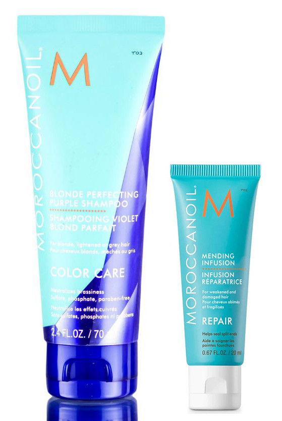 MoroccanOil Blonde Perfecting Shampoo & Mending Infusion