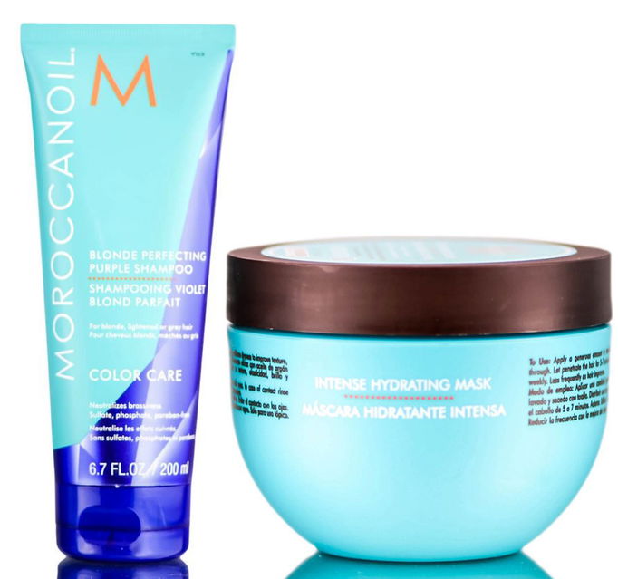 MoroccanOil Blonde Perfecting Shampoo & Hydrating Mask