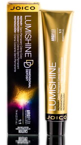 2NN - Natural Darkest Brown, Joico Lumishine Youth Lock Permanent Creme Color - 2.5 oz