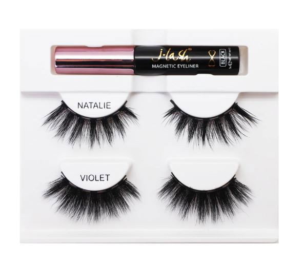 J Lash Magnetic Eyeliner & Lash Kit - Natalie & Violet-image2