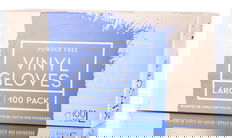 Colortrak Clear Powder Free Vinyl Gloves