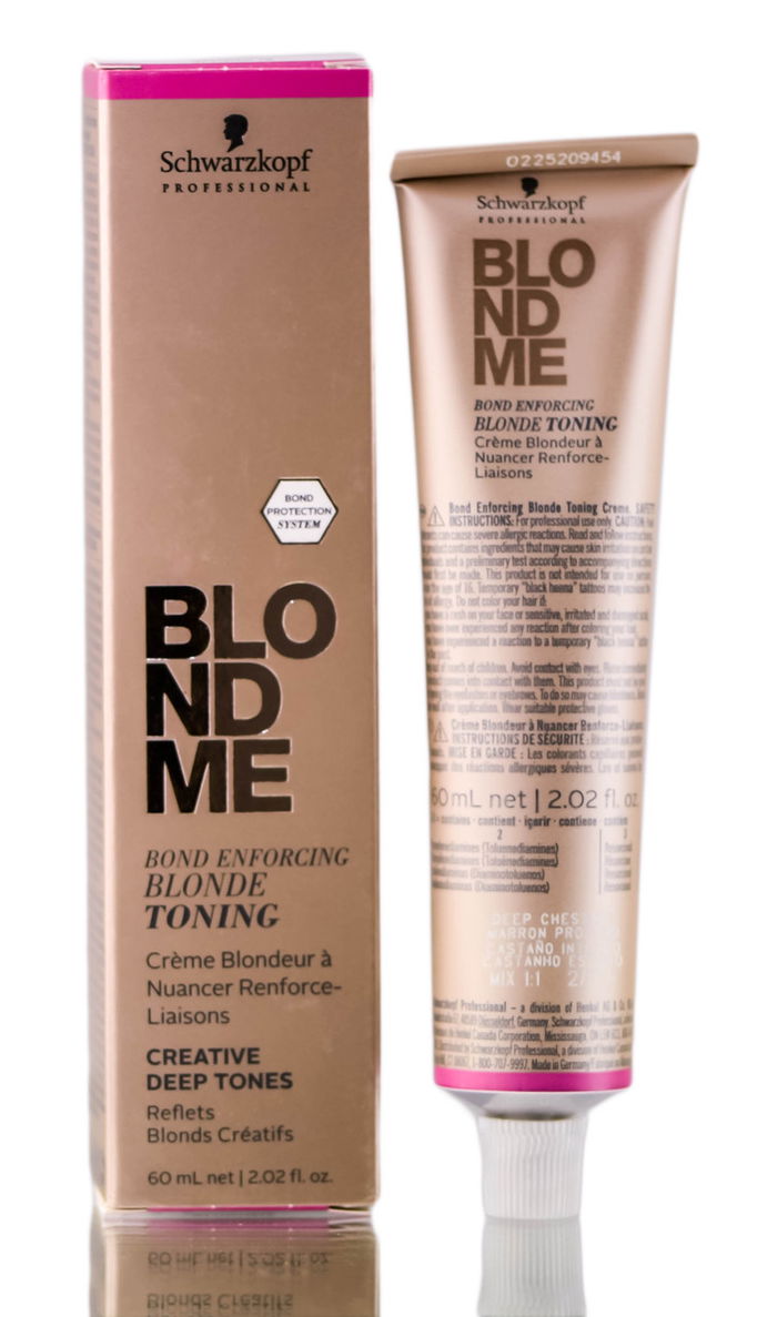 Schwarzkopf BlondMe Bond Enforcing Blonde Toning - Deep Tones(2.02 oz) Schwarzkopf BlondMe Bond Enforcing Blonde Toning - Deep Tones(2.02 oz)