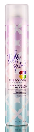 Pureology Style+Protect Lock it Down Hairspray-image1 Pureology Style+Protect Lock it Down Hairspray-image1