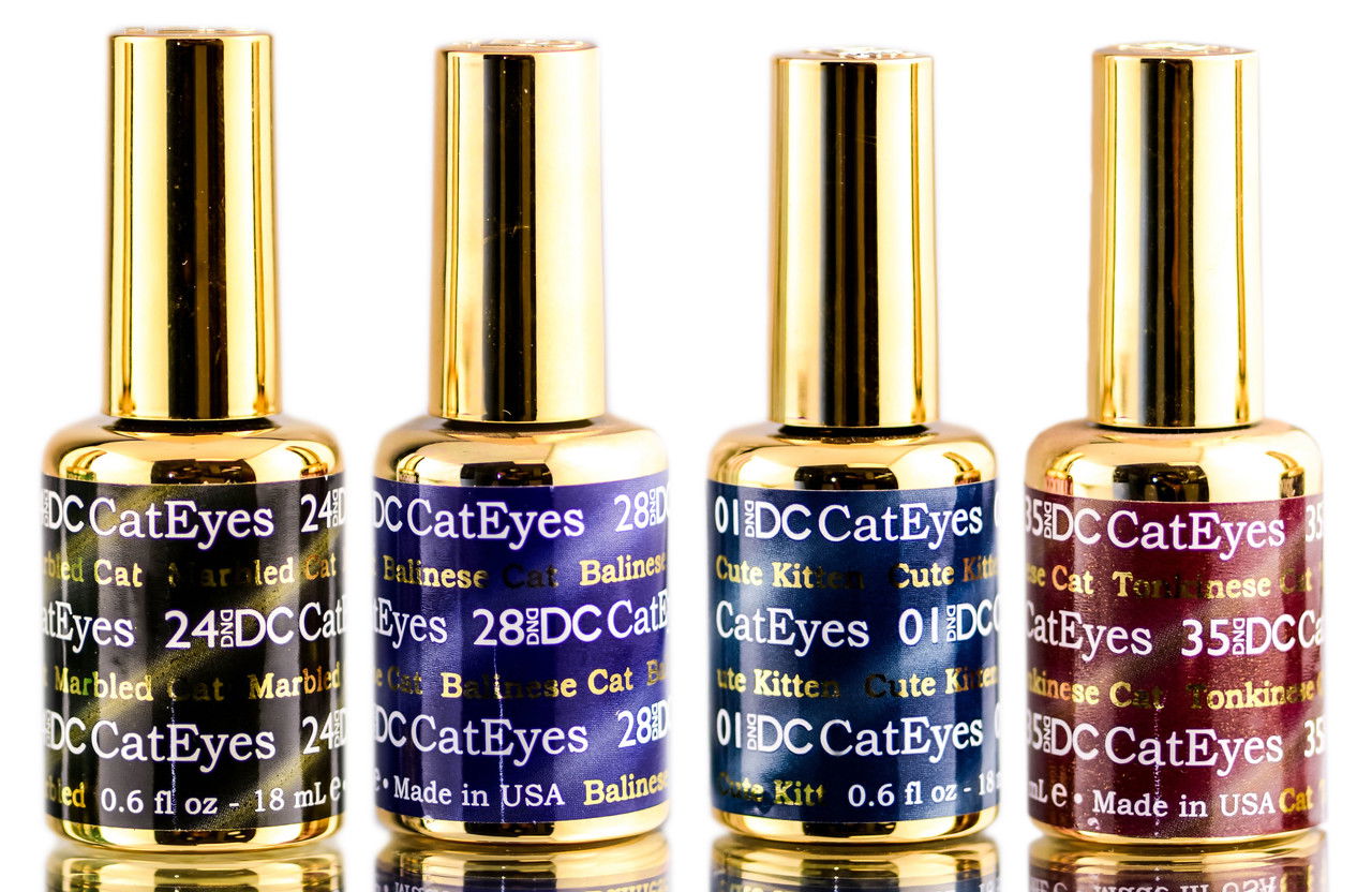 01 - Cute Kitten, DND DC Cat Eyes Magnetic Polish Collection | SleekShop