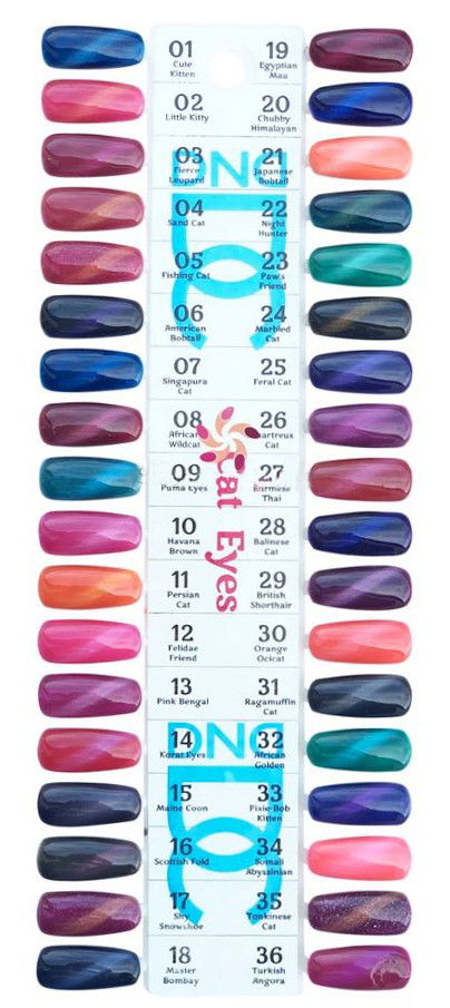 DND DC Cat Eyes Magnetic Polish Collection