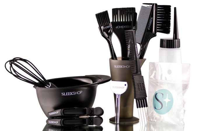Sleekshop Professional Hair Coloring Set (Bottle & Bowl Application)