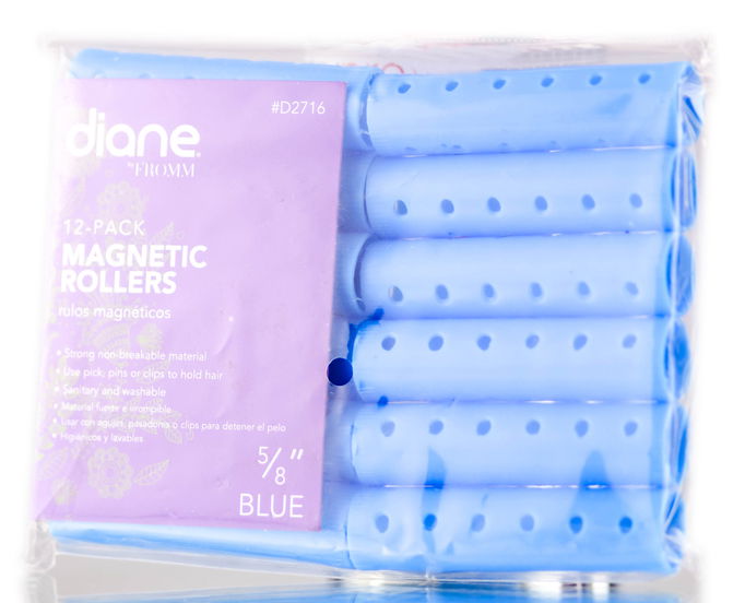 Diane 12 PC Blue Cold Wave Rods - 5/8"