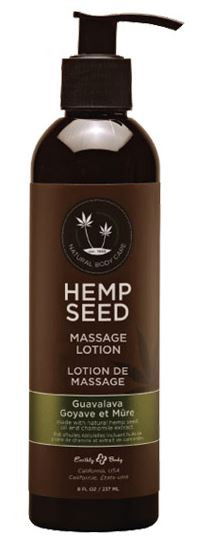 Earthly Body Hemp Seed Massage Lotion (8 oz)