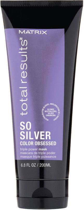 Matrix Total Results So Silver Color Obsessed Triple Power Mask