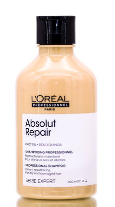 L'Oreal SerieExpert Gold Quinoa+Protein Absolut Repair Resurfacing Shampoo