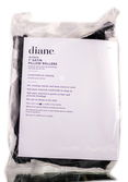 Diane 1" Black Satin Pillow Rollers