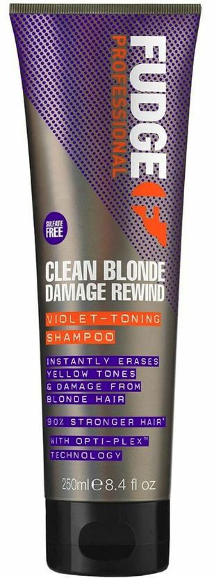 Fudge Clean Blonde Damage Rewind Violet-Toning Shampoo