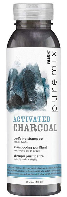 Rusk Puremix Activated Charcoal Purifying Shampoo-image1 Rusk Puremix Activated Charcoal Purifying Shampoo-image1