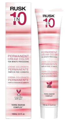 Rusk In 10 Permanent Cream Color, 10 Minute Processing Haircolor Dye-image1