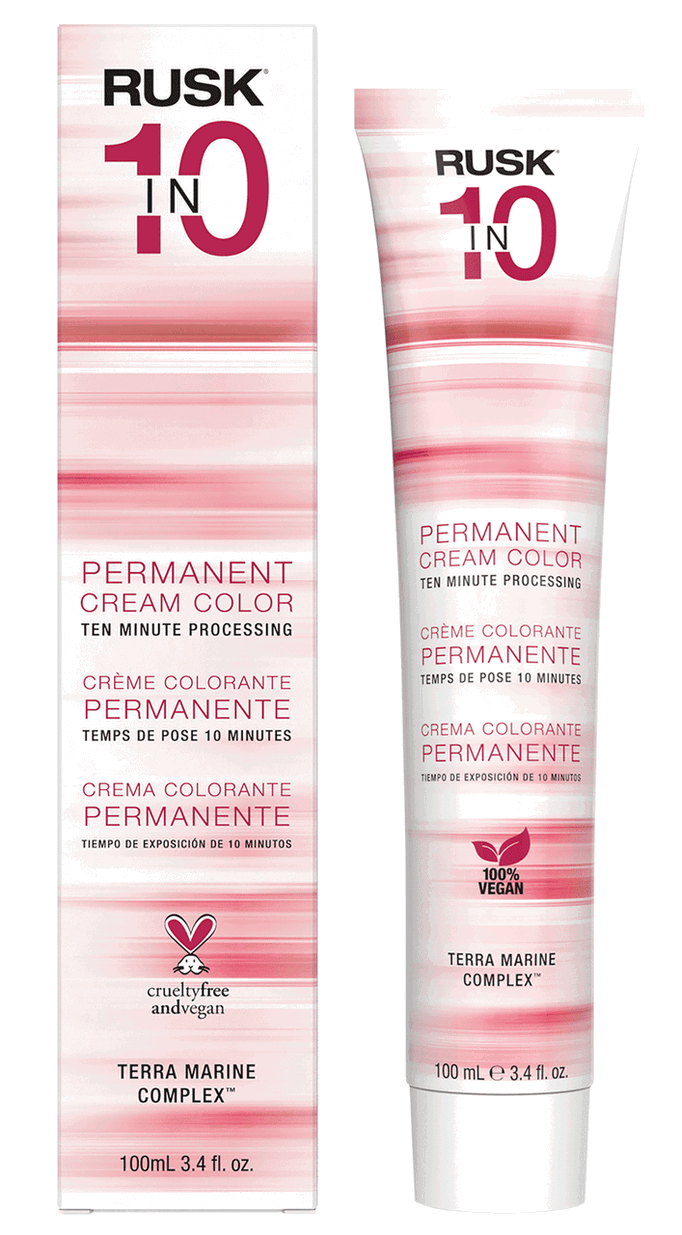 Rusk In 10 Permanent Cream Color, 10 Minute Processing Haircolor Dye-image1 Rusk In 10 Permanent Cream Color, 10 Minute Processing Haircolor Dye-image1