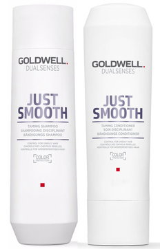 Goldwell Kit -Dualsenses Just Smooth Taming Shampoo & Conditioner-image1