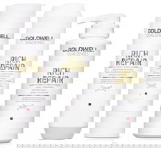 Goldwell Kit -Dualsenses Rich Repair Restoring Shampoo & Conditioner & 60 Sec Treatment
