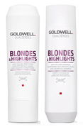Goldwell Kit -Dualsenses Blonde and Highlights Anti-Yellow Shampoo & Conditioner