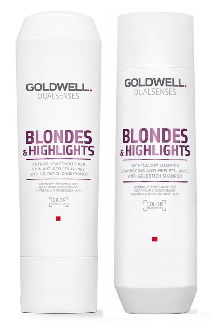 Goldwell Kit -Dualsenses Blonde and Highlights Anti-Yellow Shampoo & Conditioner