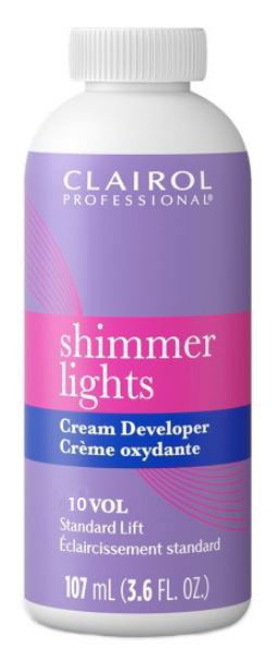 Clairol Professional Shimmer Lights Cream 10 Vol Developer