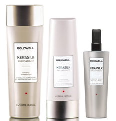 Goldwell Kerasilk Reconstruct Shampoo & Conditioner & Pre-Treatment-image1