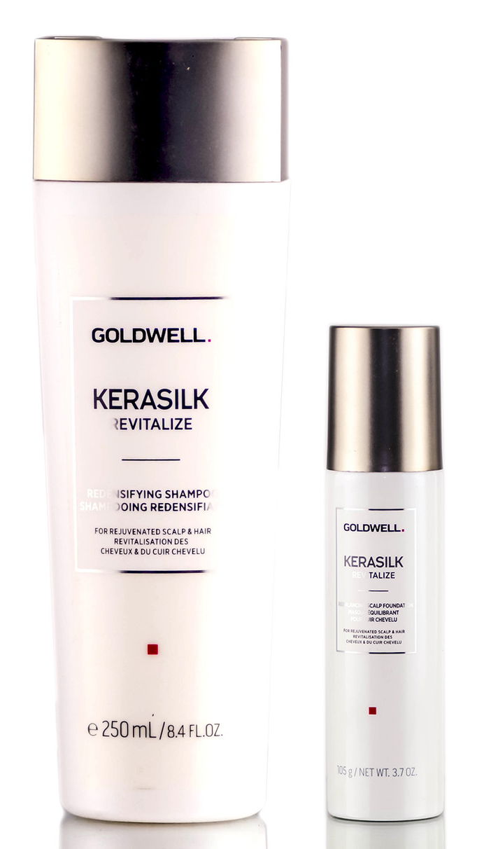 Goldwell Kerasilk Revitalize Redensifying Shampoo & Rebalancing Scalp Foundation
