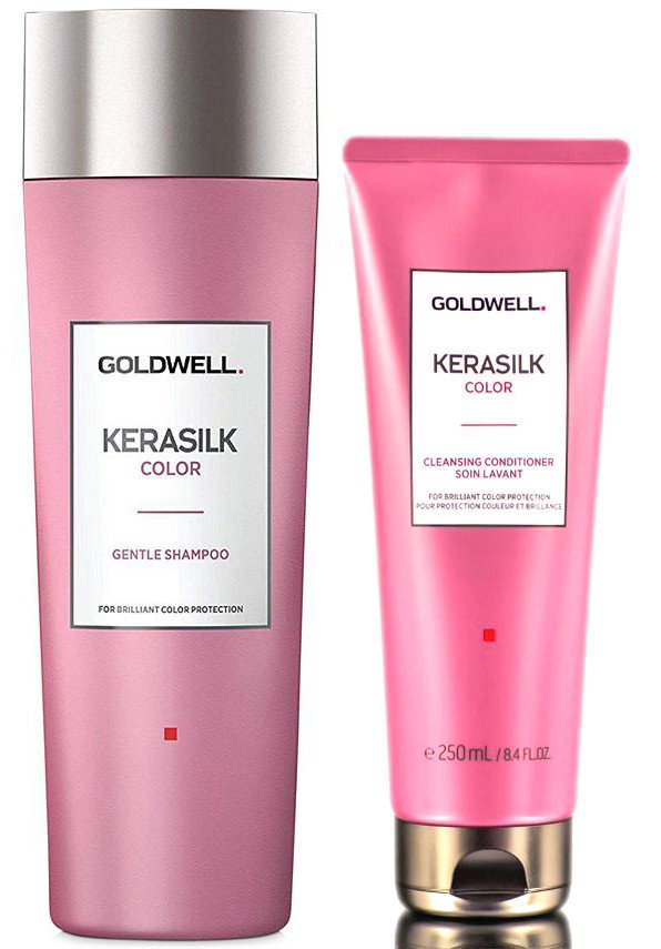 Goldwell Kerasilk Color Gentle Shampoo & Color Cleansing Conditioner-image1