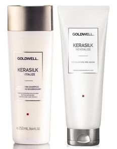 Goldwell Kerasilk Revitalize Nourishing Shampoo & Exfoliating Pre-Wash