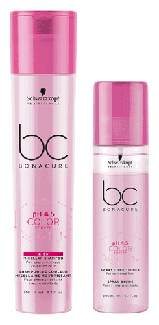 Schwarzkopf BC Bonacure Color Freeze Micellar Shampoo & Spray Conditioner-image1