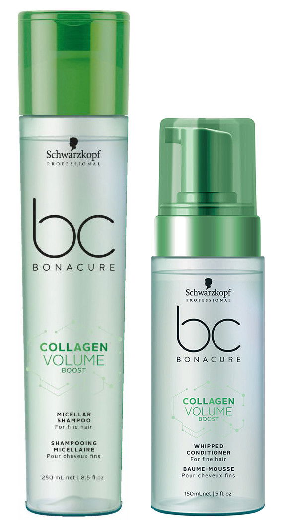 Schwarzkopf BC Collagen Vol Boost Micellar Shampoo & Whipped Conditioner
