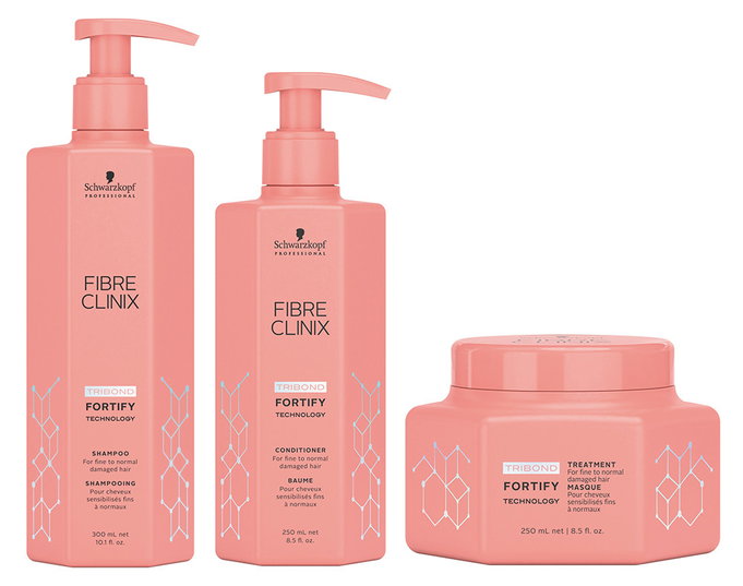 Schwarzkopf Fibre Clinix Fortify Shampoo, Conditioner & Treatment-image1