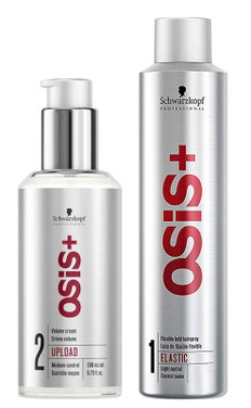 Schwarzkopf OSiS Upload Volume Cream & Elastic Flexible Hold Hairspray-image1 Schwarzkopf OSiS Upload Volume Cream & Elastic Flexible Hold Hairspray-image1