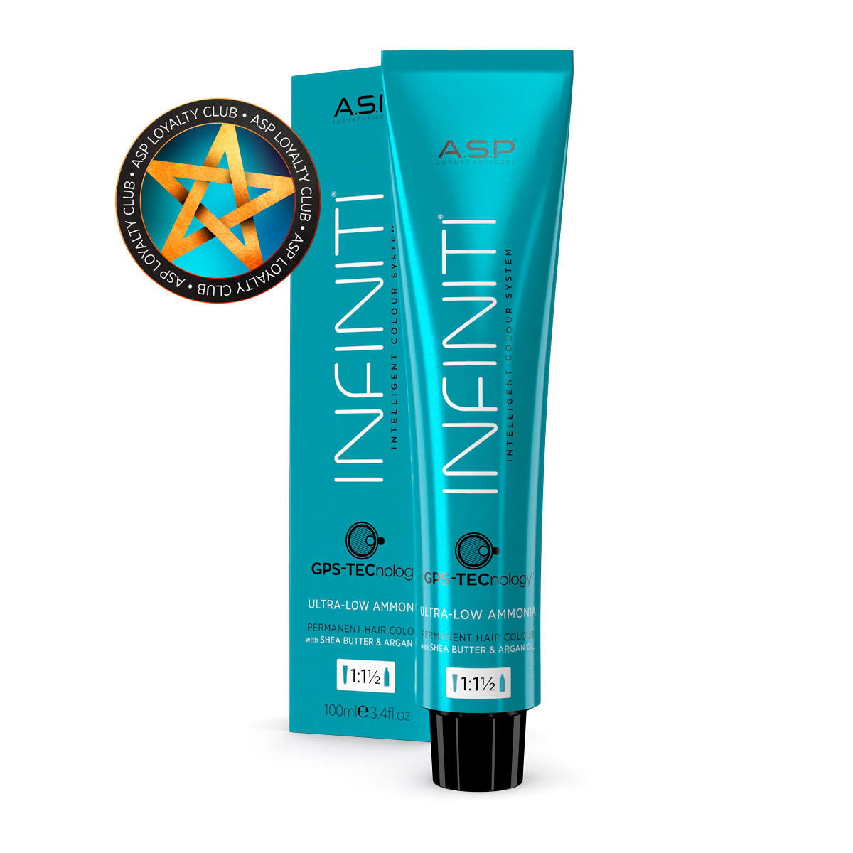 7.00 Extra Natural Med Blonde, Affinage ASP Infiniti Ultra-Low Ammonia  Permanent Hair Color Dye (3.4 oz)