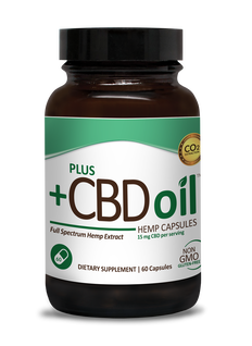 Plus +CBD Oil Capsules (15mg CBD)
